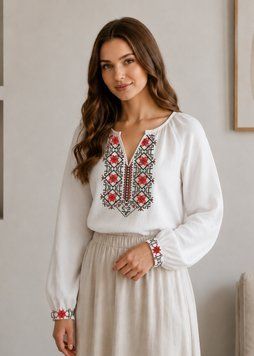 Заготовка для женской вышиванки № 300.1СЖ 300.1-СЖ фото